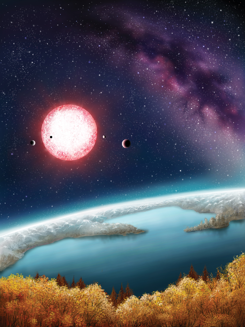 Illustration for article titled Astronomers Have Found the First Earth-Sized, Habitable Zone Planet
